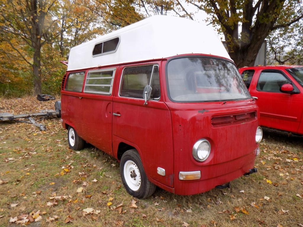 1973 VW Vanagan Bus, 4 Cyl Gas Eng., 4 Spd Man Trans, Partially Restored, R