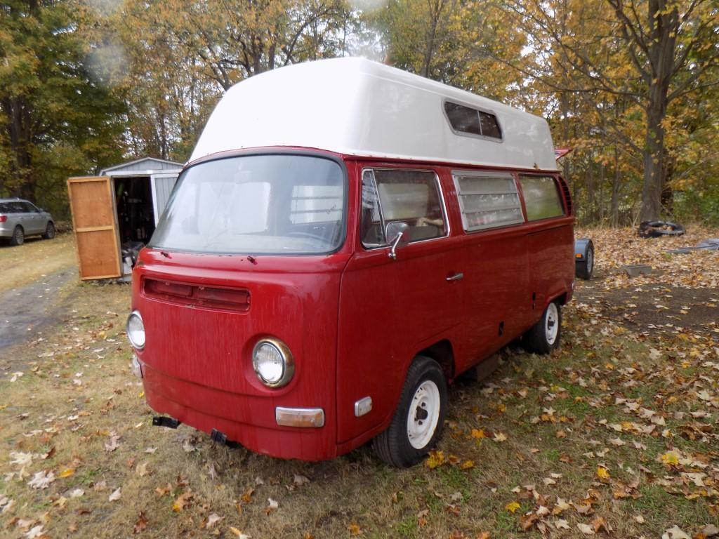 1973 VW Vanagan Bus, 4 Cyl Gas Eng., 4 Spd Man Trans, Partially Restored, R