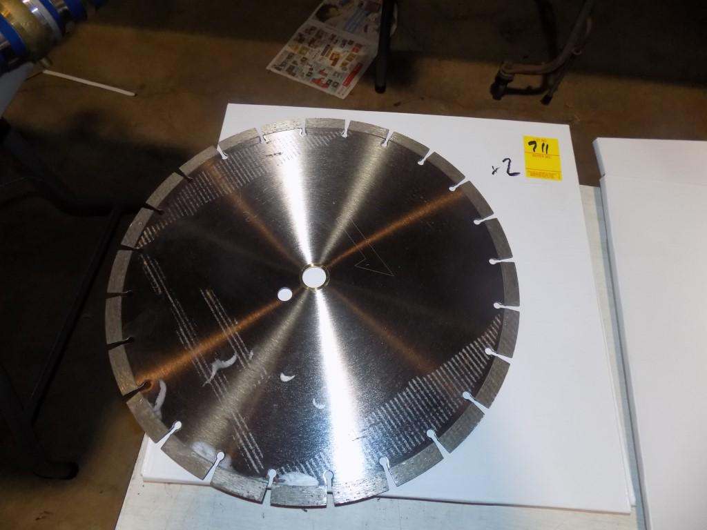 (2) 14'' Premium Diamond Blades (2 x Bid Price)