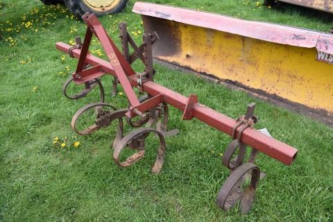 3 Row Cultivator, Red
