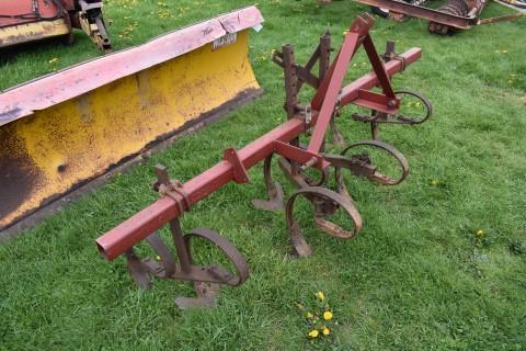 3 Row Cultivator, Red