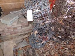 (2) Partial Rolls of 24'' Garden Wire Fencing