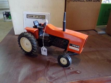AC 7045 Tractor by ERtl, Late 70's, 1:16 Scale, Black Belly