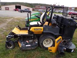 Cub Cadet Tank Zero Turn Mower w/54'' Deck, Powerflow Bagger, Gas Engine, 2