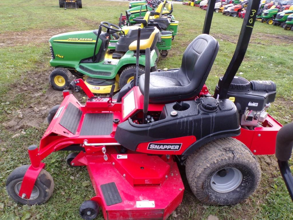 Snapper Zero Turn Mower w/60'' Deck, 25 Hp, Gas Engine, 201 Hours, S/N ___,