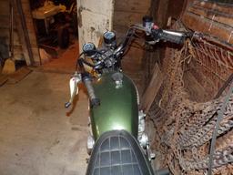 1973 Honda 500 Four Motorcycle, Green, Vin#:CB5002013768, 26,573 Miles, Has