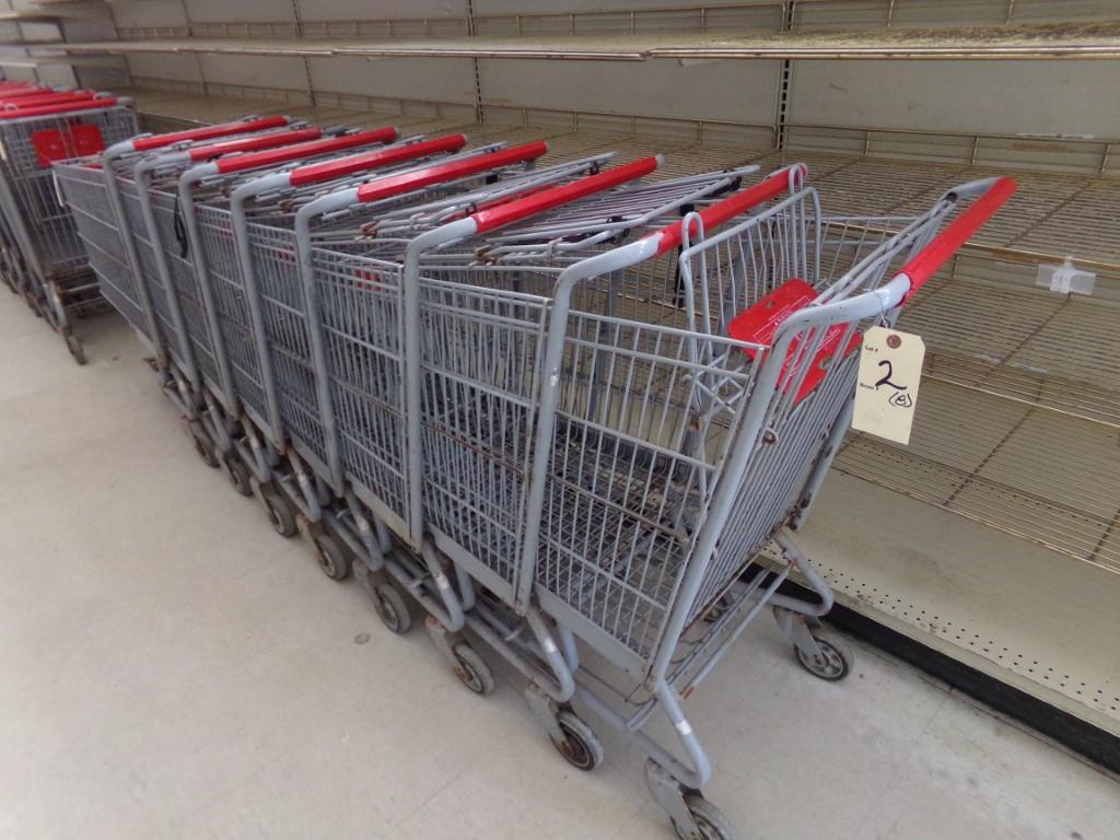 (8) Shopping Carts (8 x BID PRICE)