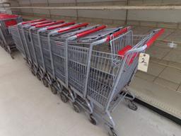 (8) Shopping Carts (8 x BID PRICE)