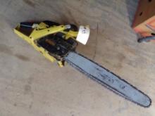 John Deere Chain Saw, 450V, With Paper Work, 20'' Bar, Has Compression, (In