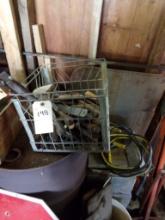 Steel, Wire, Milk Crate w/Large Group Of Files & Rasps, (In Garage)