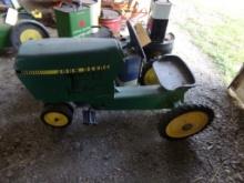 John Deere Pedal Tractor, Nice, Original, Played With Condition