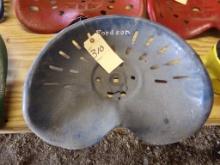 Fordson, Blue, Tin Tractor Seat, (In Equipment Shed)