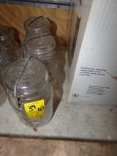 (3) Atlas E-Z Seal Quart Canning Jars (3 X Bid)