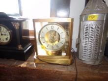 Master Crafters, Brass & Glass, Mantle Clock