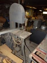 Antique, Belt-Drive, Band Saw, Untested, (IN BASEMENT)