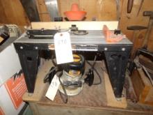 Sears Craftsman Router Table w/Craftsman Commercial Lathe, (IN BASEMENT)