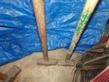 2 Sledge Hammers, (IN GARAGE)