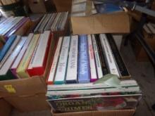 4 Boxes Of Records, 3 Boxes Are Full Of Box Sets, Pops, Christmas Albums, E