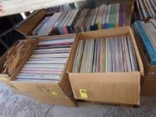 5 Boxes Of Records, 1 Has Box Sets, Waltz, Classical, Inspirational, 1 Box