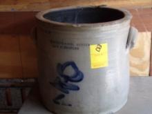 Stoneware Crock, No Crack, a Couple of Minor Chips, T.G. Boone & Son's, Nav
