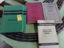 (4) Books, 1935 Fordson Tractor Instruction Book, 1931 Fordson Tractor Inst