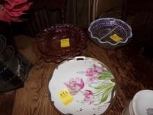 (4) Candy Dishes and a Plate (DR)