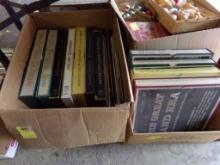 (2) Boxes Of 33 1/3 Records In Box Sets - Pop, Background, Brass, Etc. (Gar