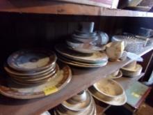 Contents Of 5th Shelf Down -China, Crystal, Plates, Etc. (Store)