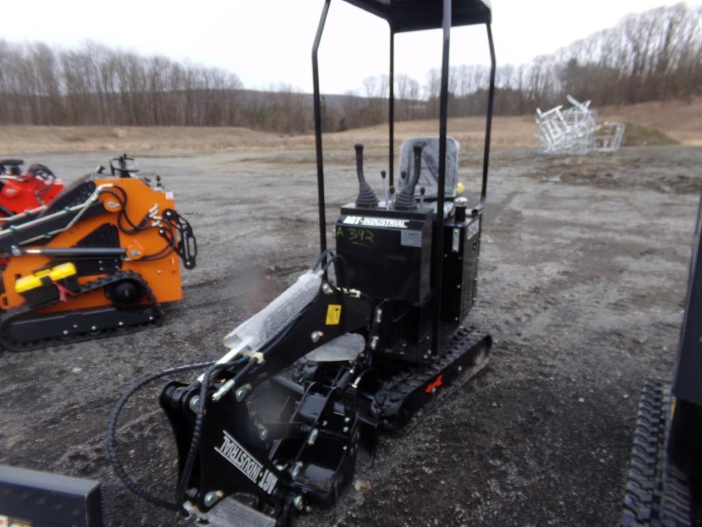 New AGT QS12R-Mini Excavator, Dozer Blade, Thumb, Boom Hyd's, Gas Engine, B