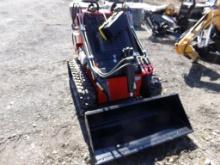 New AGT LRT23-Tracked Mini Skid Loader With Gas Engine, Bucket, Never Used