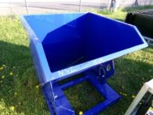 New Blue Garbage Tipper for Forklift (5226)