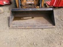 Case SR130 Skid Steer Bucket, Good Heavy Bucket (5246)