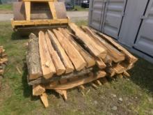 Group of (50) Locust Fence Posts (50 x Bid Price)  (5500)