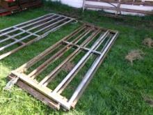 (3) 10' Heavy Duty Gates  (3 x Bid Price)  (6645)