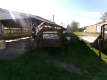 2008 PJ Gooseneck Trailer, 14K GVW, Vin # 4P5FS302781120767 (6040) - HAVE T