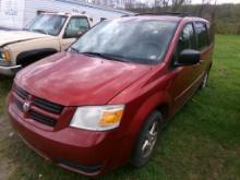 2010 Dodge Caravan, Auto, Maroon, 160,797 Mi, Runs & Drives Fine, A LITTLE