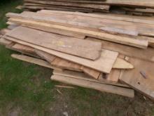 Group of Approx. 500 Board Ft. of Rough Cut Cherry Lumber (5548)