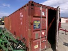 Red 20' Used Storage/Shipping Container, Cont. # GLDU3740491 (5138)