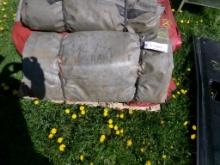 (2) 8' Gray Drop Tarps (2 x Bid Price ) (5355)