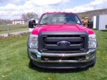 2012 Ford F550, 4 WD, Crew Cab, Flatbed, 6.7 Dsl. Engine, Auto Trans, PW, P