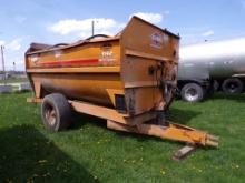 Knight Kuhn 3142 Mixer Wagon, Yellow, No Scales, Rough Condition, NO SCALES