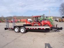 2024 Cross Country LHD20 20' Equipment Trailer, 13800 GVWR, Pintle Hitch, G