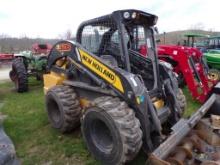 2020 New Holland L-328 Skid Steer Loader, Aux. Hydraulics, Hydraulic Blet C