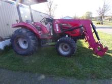 2013 Mahindra 5010 with ML51 Loader, 4 WD, 50 HP, 3 PT, Canopy, Single Hydr