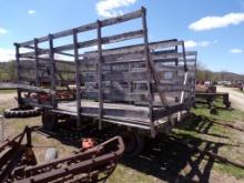 Wood Side Hay Wagon On Running Gear (5450)