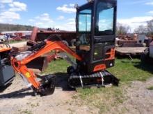 New AGT Mini Excavator w/Cab, Model QH13R, Ser. 2310053287  (4648)