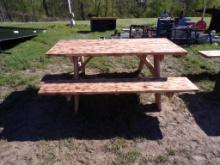 7' Amish Made Picnic Table (6258)