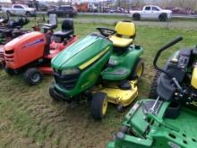 JD X380 Mower w/48'' Deck, 22 HP Kawasaki Engine, 419 Hrs, Ser # 030215  (4