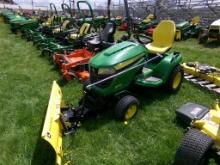 JD X590 Mower w/54'' Deck, 25.5 HP Kawasaki Eng., JD 48'' Front Blade, 189