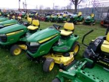 JD X380 Mower w/54'' Accel Deep Deck, 22 HP Kawasaki Eng, 291 Hrs., Ser. 05